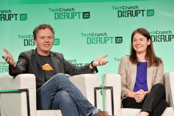 TechCrunchの記事で使われている、Cloudflareの創業者たちの写真