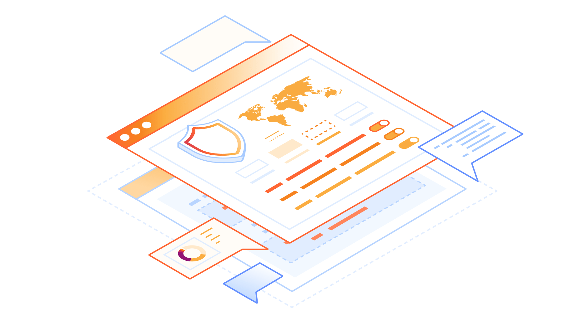 AI assistant for security analytics illustration