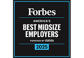 2025 Forbes: „America's Best Midsize Employers“ 